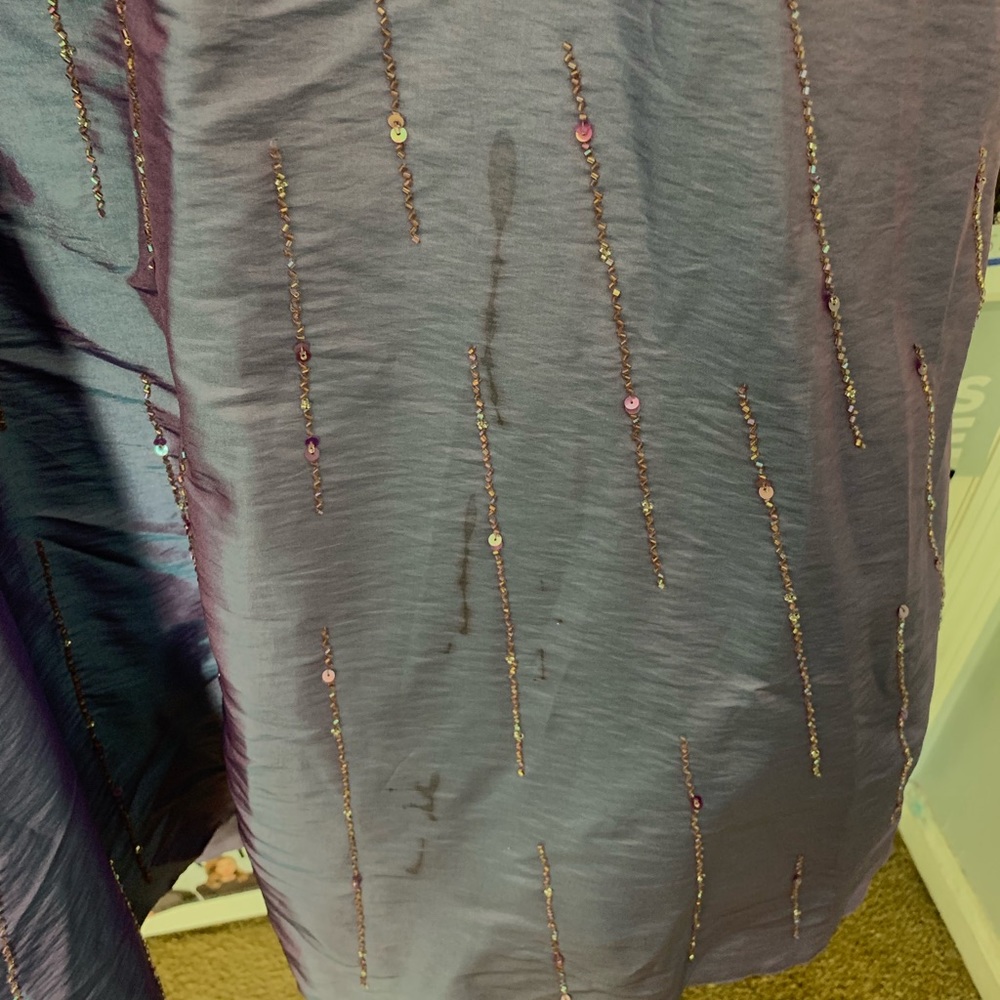 Vintage Iridescent Embellished Prom Dress - Picture 6 of 6